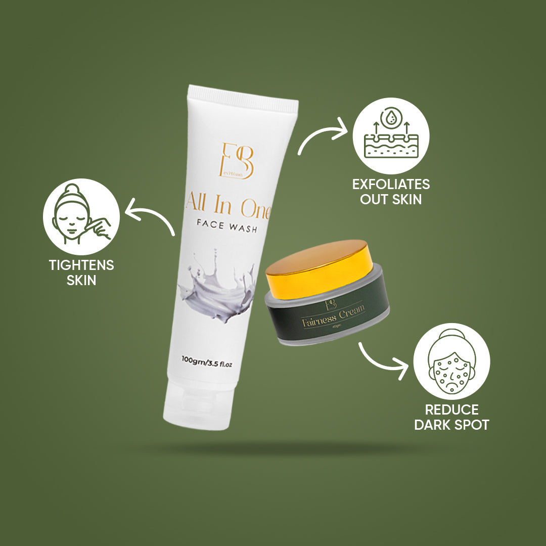 All in one facewash + Fairness cream