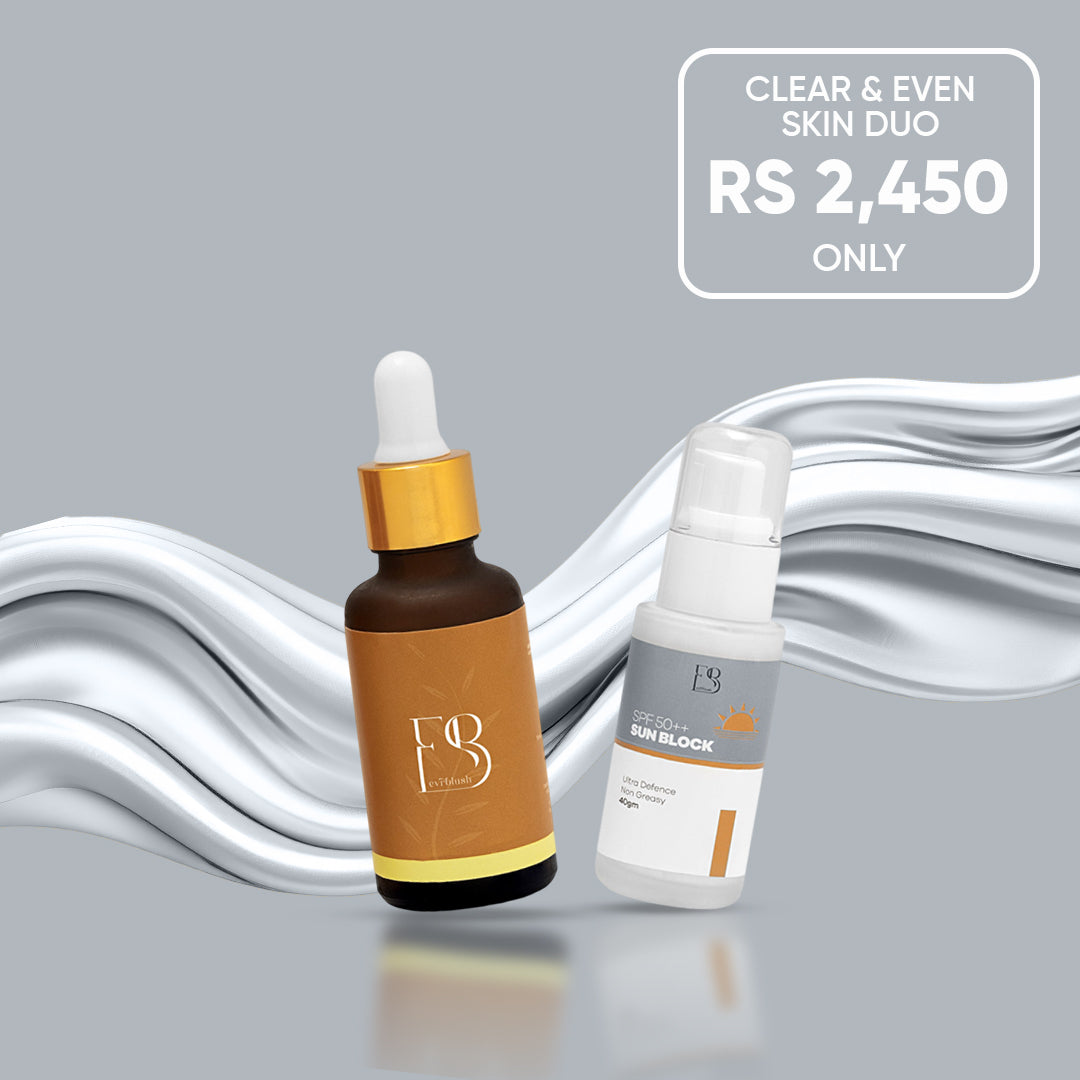 Vitamin C + Sunblock (clear and even skin Duo)